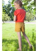 Mustard girls\' shorts DZ6015 - Online store - Boutique